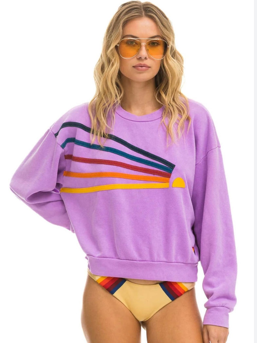 Aviator Nation Unisex Daydream Relaxed Sweatshirt S